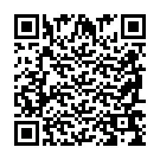 QR-code voor telefoonnummer +2698769471