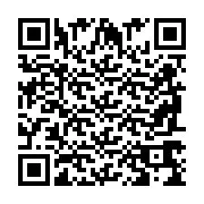 Codice QR per il numero di telefono +2698769485