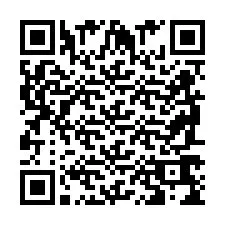 QR-code voor telefoonnummer +2698769491