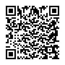 QR-code voor telefoonnummer +2698769549