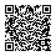 Código QR para número de teléfono +2698769589