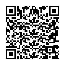 QR-code voor telefoonnummer +2698769603