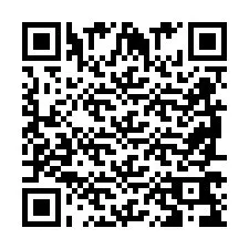 Código QR para número de telefone +2698769629