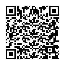 QR-code voor telefoonnummer +2698769631