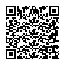 QR-код для номера телефона +2698769643