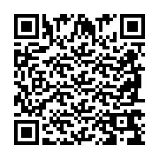 QR Code สำหรับหมายเลขโทรศัพท์ +2698769648