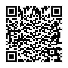 QR-code voor telefoonnummer +2698769649