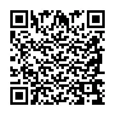 Codice QR per il numero di telefono +2698769668