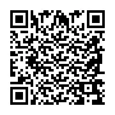 Codice QR per il numero di telefono +2698769669