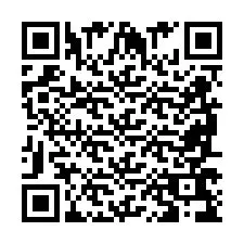 QR-code voor telefoonnummer +2698769677