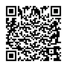 QR Code สำหรับหมายเลขโทรศัพท์ +2698769680