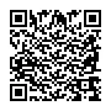 Codice QR per il numero di telefono +2698769683