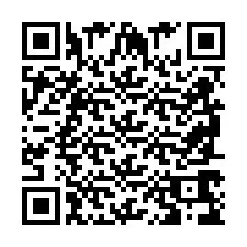 QR код за телефонен номер +2698769689