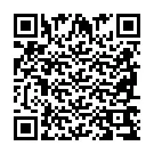 Codice QR per il numero di telefono +2698769723