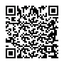 Código QR para número de teléfono +2698769726