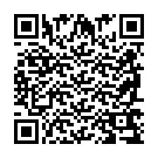 Codice QR per il numero di telefono +2698769761