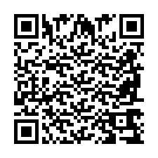 Codice QR per il numero di telefono +2698769787