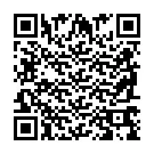 Código QR para número de teléfono +2698769801