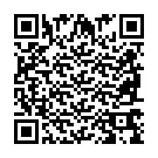 QR-code voor telefoonnummer +2698769803