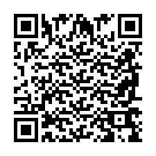 Codice QR per il numero di telefono +2698769835