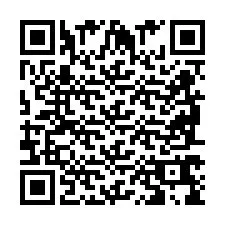 Codice QR per il numero di telefono +2698769846