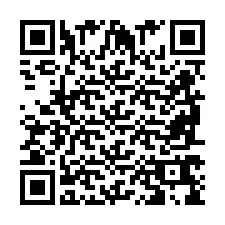 Codice QR per il numero di telefono +2698769847