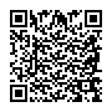 Kode QR untuk nomor Telepon +2698769866
