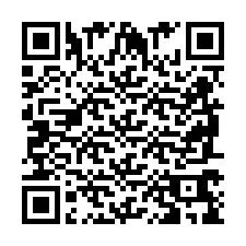 QR-code voor telefoonnummer +2698769904