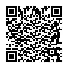 QR-code voor telefoonnummer +2698769945