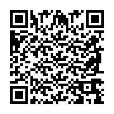 QR-код для номера телефона +2698769989