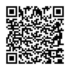 Codice QR per il numero di telefono +2698770000