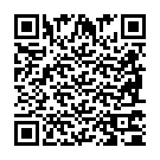 Codice QR per il numero di telefono +2698770002