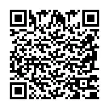 Código QR para número de teléfono +2698770014