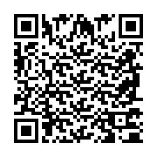 QR-code voor telefoonnummer +2698770019