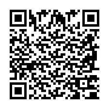 Codice QR per il numero di telefono +2698770046