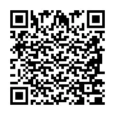 Codice QR per il numero di telefono +2698770076