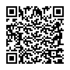 Código QR para número de teléfono +2698770110