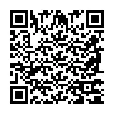 Codice QR per il numero di telefono +2698770119