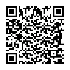 QR-code voor telefoonnummer +2698770122