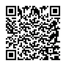 Código QR para número de telefone +2698770161