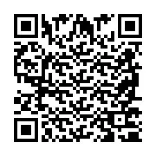 QR Code pour le numéro de téléphone +2698770179