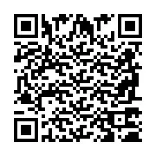 Codice QR per il numero di telefono +2698770285