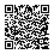 Código QR para número de telefone +2698770342