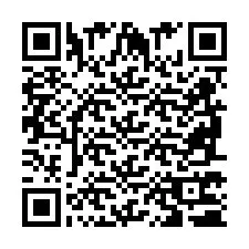 Codice QR per il numero di telefono +2698770343