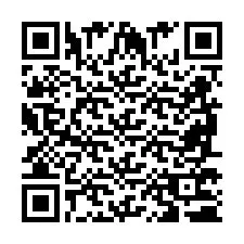 Codice QR per il numero di telefono +2698770367