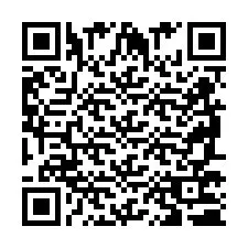 Codice QR per il numero di telefono +2698770370