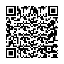 Código QR para número de telefone +2698770401