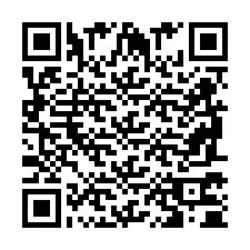 QR-код для номера телефона +2698770405