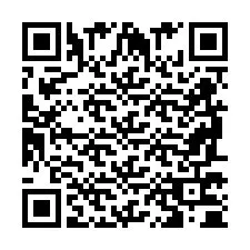 Código QR para número de telefone +2698770455