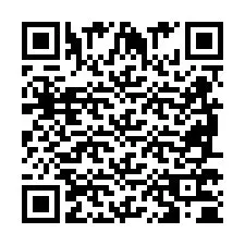 Codice QR per il numero di telefono +2698770463